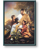 Simon Dewey art print: Consider the Lilies