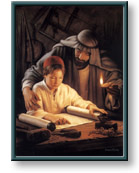 Simon Dewey art print: Growing in Wisdom