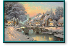Thomas Kinkade: Cobblestone Christmas
