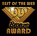 1999 Best of the Web Bronze Award