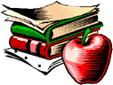 apple and books