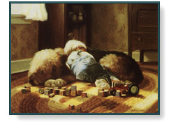 Ron Bayens art print: My Guardian