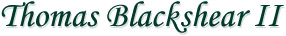 THOMAS BLACKSHEAR II