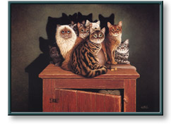 Braldt Bralds art print: Cabinet Meeting