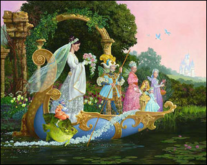 James Christensen art print: The Bride