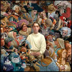 James Christensen art print: The Listener