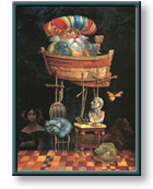 James Christensen art print: Monarch of All He Surveys