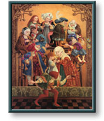 James Christensen art print: Sharing Our Light