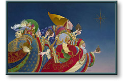 James Christensen art print: We Three Kings