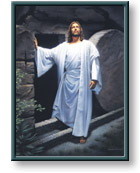 Simon Dewey art print: He Lives