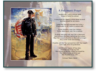 Ron DiCianni - A Policeman's Prayer