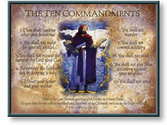 Ron DiCianni art print: The Ten Commandments