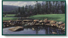 Larry Dyke art print: The Seventeenth at Shoal Creek