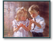 Kathryn Andrews Fincher art print: Here's the Church