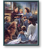 Nathan Greene art print: Family Worship