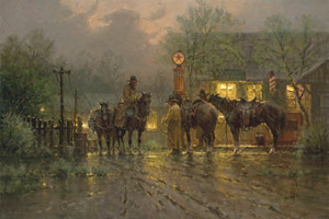 Cowboy Gathering by G. Harvey