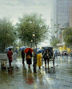October Showers by G. Harvey