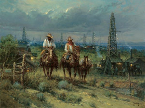 Oil Patch Cowhands by G. Harvey