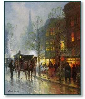 G. Harvey - Tea Time on Newberry Street