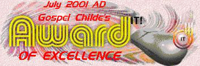 Gospel Childe's Award of Excellence