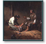 Brian Jekel art print: Christ's Example