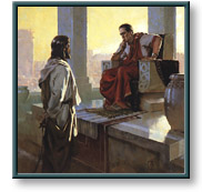 Brian Jekel art print: Jesus Before Pilate