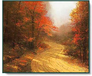 Thomas Kinkade - Autumn Lane