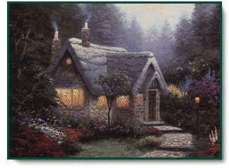 Thomas Kinkade - Cedar Nook Cottage