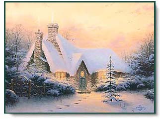 Thomas Kinkade - Christmas Tree Cottage