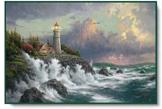 Thomas Kinkade - Conquering the Storms
