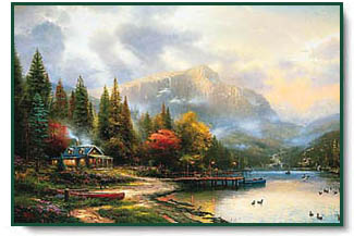Thomas Kinkade - End of a Perfect Day II