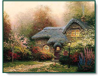 Thomas Kinkade - Heather's Hutch