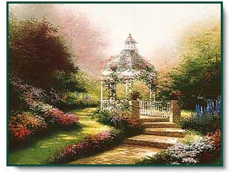 Thomas Kinkade - Hidden Gazebo