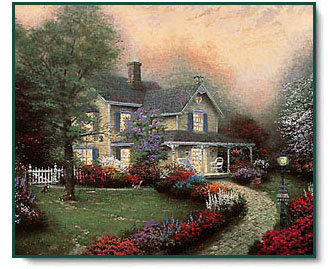 Thomas Kinkade Home Is Where The Heart Is Christ Centered Art