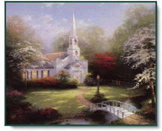 Thomas Kinkade - Hometown Chapel