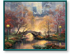 Central Park in the Fall by Thomas Kinkade