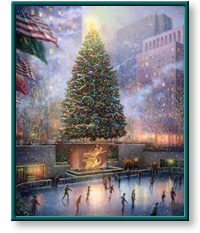 Christmas in New York by Thomas Kinkade