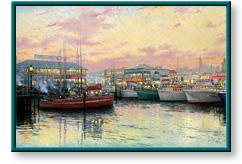 Fisherman's Wharf, San Francisco by Thomas Kinkade