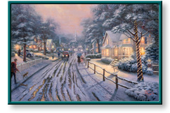 Hometown Christmas Memories by Thomas Kinkade