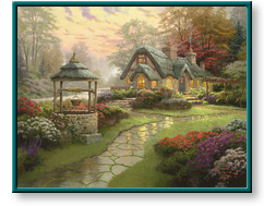 Make a Wish Cottage by Thomas Kinkade