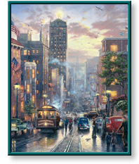 San Francisco, Powell Street by Thomas Kinkade