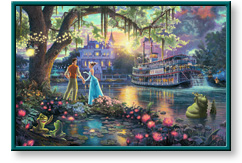 The Princess and the Frog by Thomas Kinkade