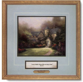 Thomas Kinkade - Beyond Autumn Gate - open edition inspirational art print