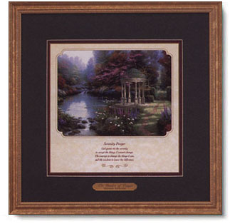 Thomas Kinkade - The Garden of Prayer - open edition inspirational art print