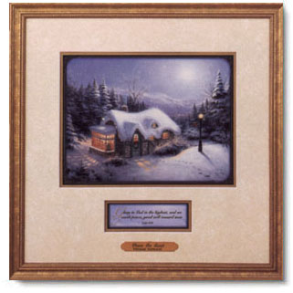 Thomas Kinkade - Peace on Earth - open edition inspirational art print