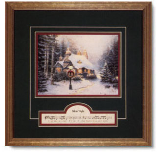 Thomas Kinkade - Silent Night - open edition inspirational art print