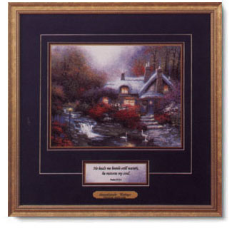 Thomas Kinkade - Swanbrooke Cottage - open edition inspirational art print