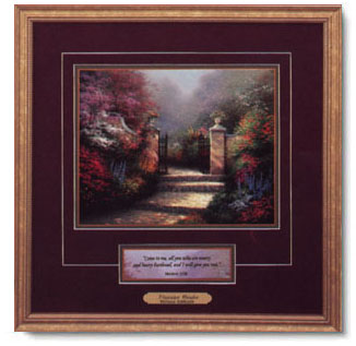 Thomas Kinkade - Victorian Garden - open edition inspirational art print
