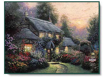 Thomas Kinkade - Julianne's Cottage