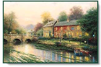Thomas Kinkade - Lamplight Inn